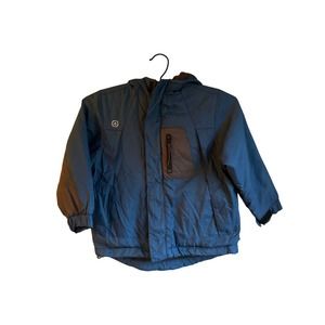 Old Navy Kids Puff Jacket Zip Up Hoodie Waterproof Navy‎ Extra Small